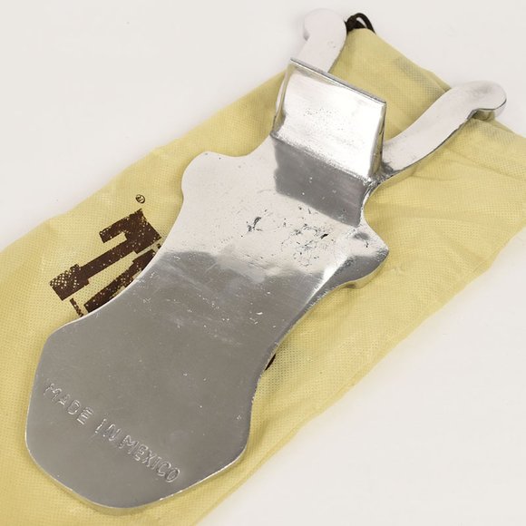 CORRAL Silvertone Metal Boot Jack NEW - Picture 2 of 2